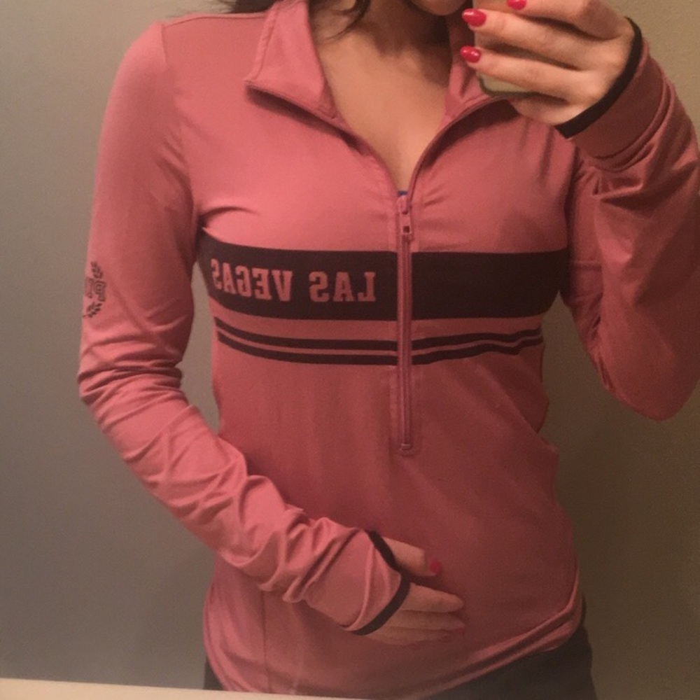 Victoria Secret Pink long sleeve workout shirt